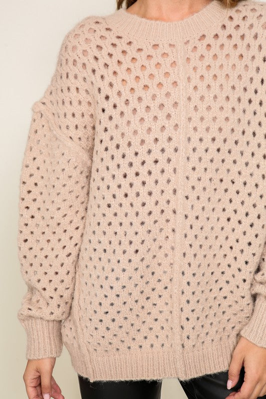 Superfine Open Sweater