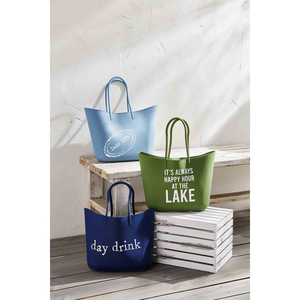 HAPPY HOUR SILICONE COOLER TOTE