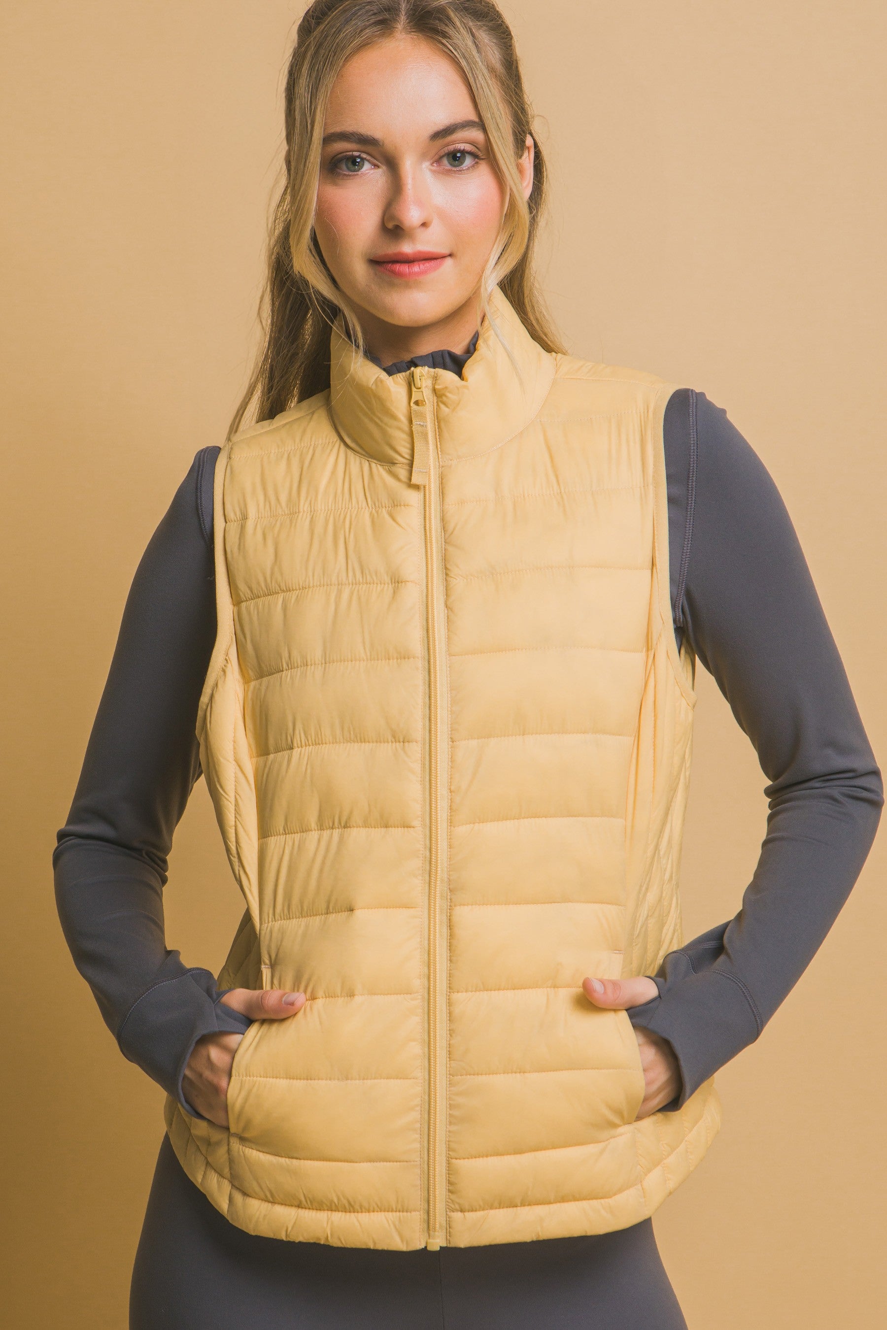 Ultra Lightweight Padded Puffer Vest, 3 colors – Sofi Stella