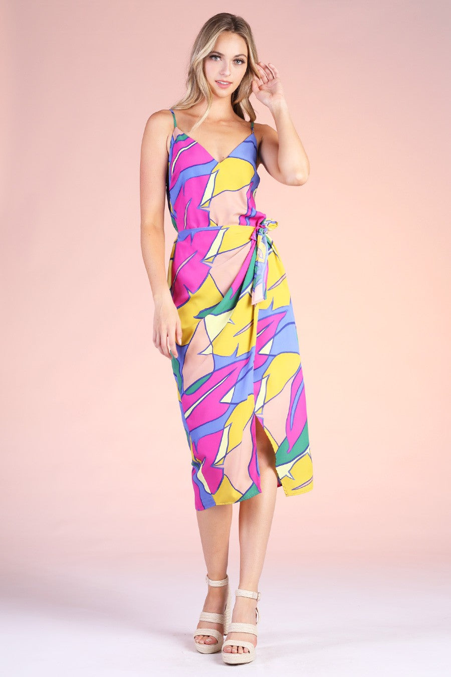 orchid paradise cocktail midi wrap dress reviews Tropical Paradise Wrap Skirt Midi Dress – Sofi Stella Women's & Children's  Boutique