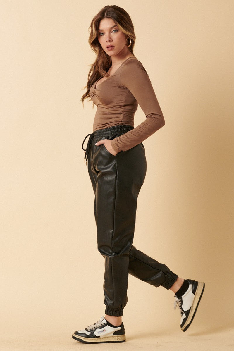 faux leather leggings – Sofi Stella Women's & Children's Boutique