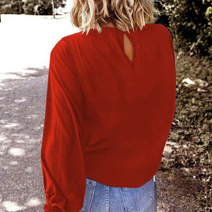 Peplum sleeve blouse 4 colors
