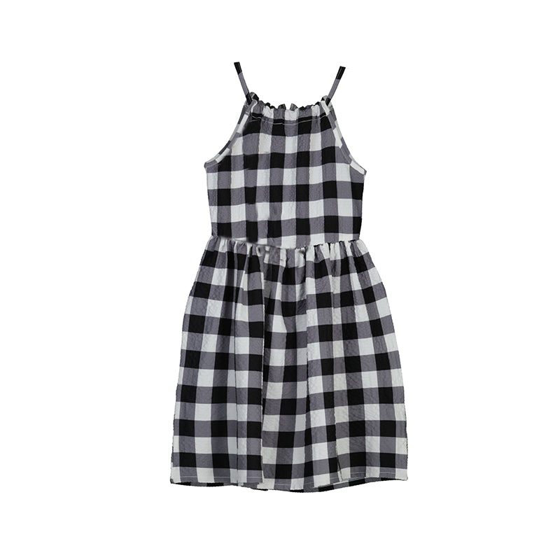 Tween black and white checked dress Sofi Stella Women's & Children's Boutique Tween black and white checked dress Sofi Stella Women's & Children's Boutique