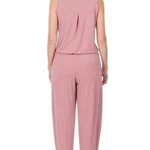 Sleeveless Jogger Jumpsuit