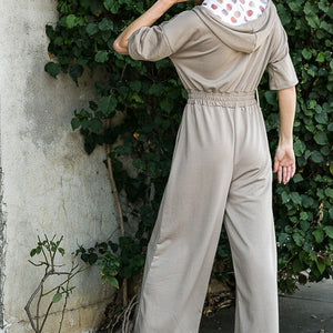 French Terry Jumpsuit w Pockets