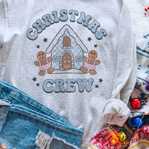 CHRISTMAS CREW GINGERBREAD COOKIES SWEATSHIRT