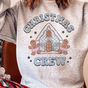 CHRISTMAS CREW GINGERBREAD COOKIES SWEATSHIRT