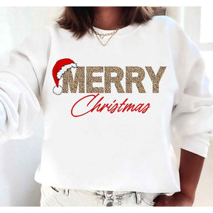 Merry Christmas Graphic Sweatshirt