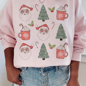 CHRISTMAS COLLECTION GRAPHIC PLUS SIZE SWEATSHIRT