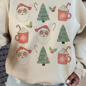 CHRISTMAS COLLECTION GRAPHIC PLUS SIZE SWEATSHIRT