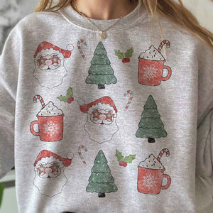 CHRISTMAS COLLECTION GRAPHIC PLUS SIZE SWEATSHIRT