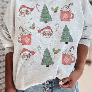 CHRISTMAS COLLECTION GRAPHIC PLUS SIZE SWEATSHIRT