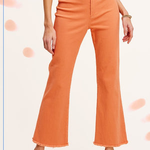 Soft Washed Stretchy High Rise Pants