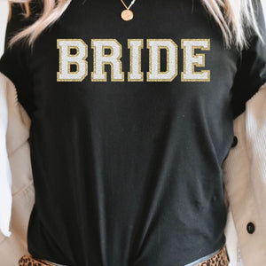 Bride Faux Chenille Graphic Tee