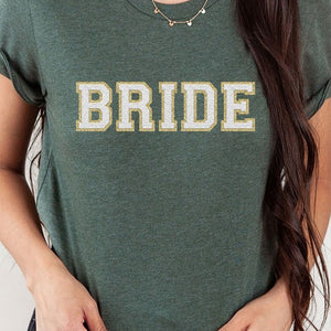 Bride Faux Chenille Graphic Tee