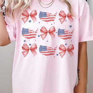 AMERICAN COQUETTE BOW GRAPHIC TEE