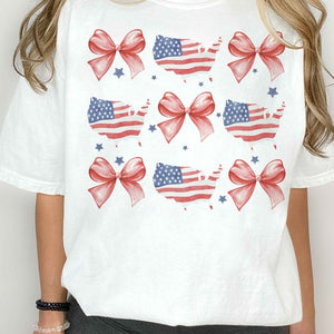 AMERICAN COQUETTE BOW GRAPHIC TEE