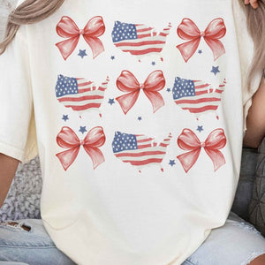 AMERICAN COQUETTE BOW GRAPHIC TEE