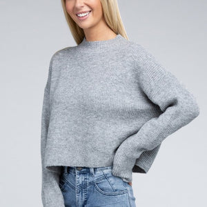 Mock Neck Pullover