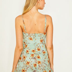 Floral Cami Mini Dress