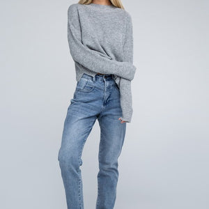 Mock Neck Pullover