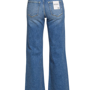 Medium Wash Wide Leg Denim Pants