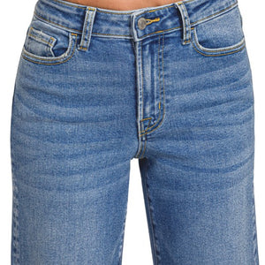 Medium Wash Wide Leg Denim Pants