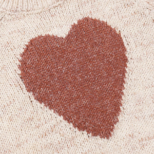 QM HEART KNIT SWEATER