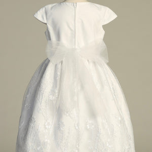 First Communion dress cap sleeve