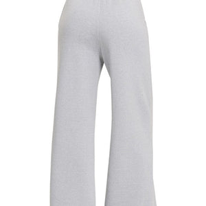 FLEECE EXPOSED SEAM WIDE LEG SWEATPANTS