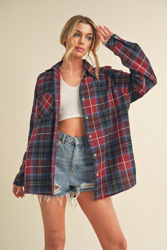 Red flannel shirt