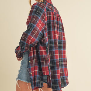 Red flannel shirt