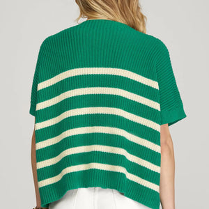 Emerald stripe knit