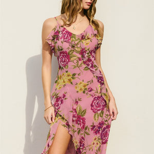 Fuchsia rose dress