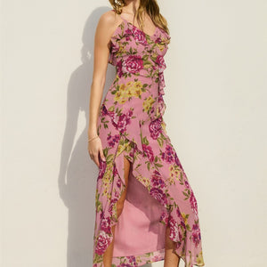 Fuchsia rose dress