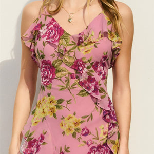 Fuchsia rose dress