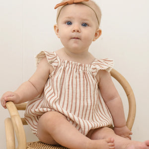 QM Bonnie Romper Stripe