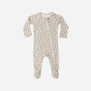 QM Bamboo footie wildflower