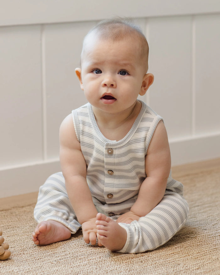 QM waffle jumpsuit