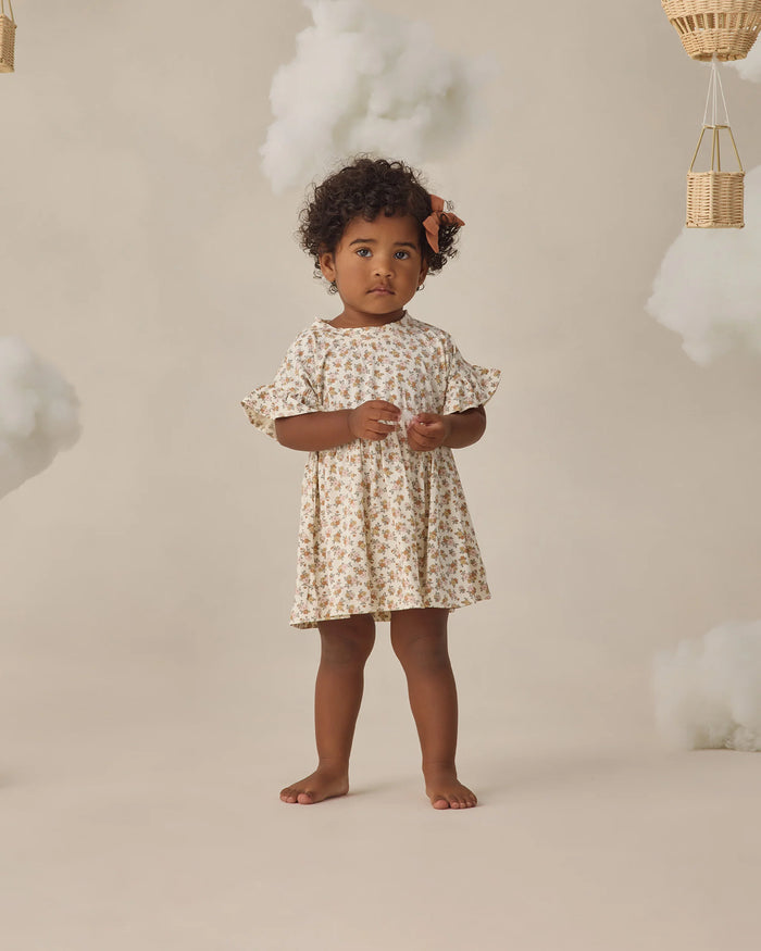 QM Bamboo Babydoll wildflower dress