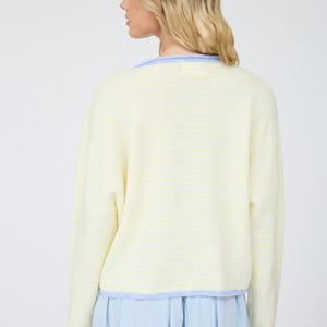 Yellow stripe sweater