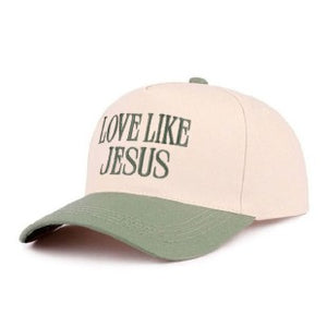 Love Like Jesus Two Tone Cotton Hat