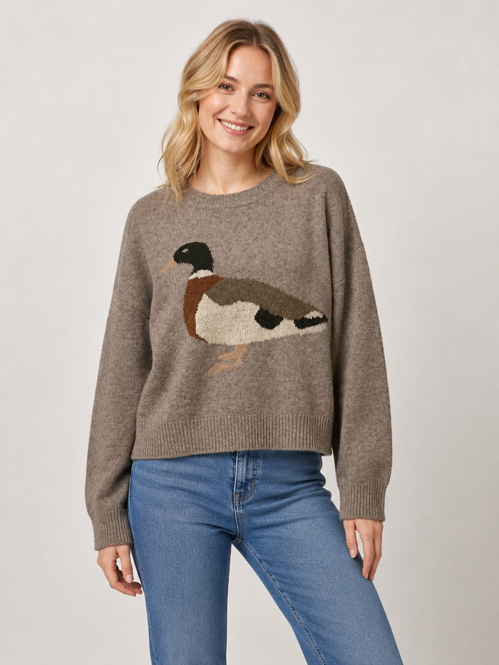 Mallard Duck Knit Sweater