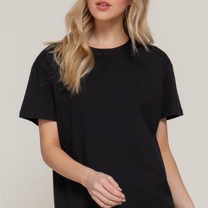 Short Sleeve Round Neck Tee, 2 colors