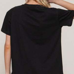 Short Sleeve Round Neck Tee, 2 colors