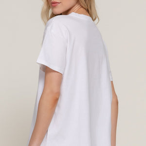 Short Sleeve Round Neck Tee, 2 colors