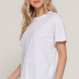 Short Sleeve Round Neck Tee, 2 colors