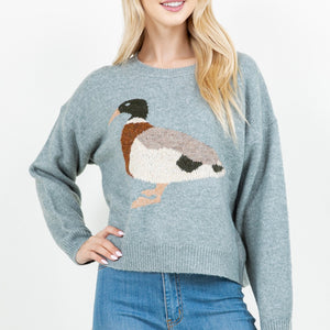BLUE MALLARD SWEATER