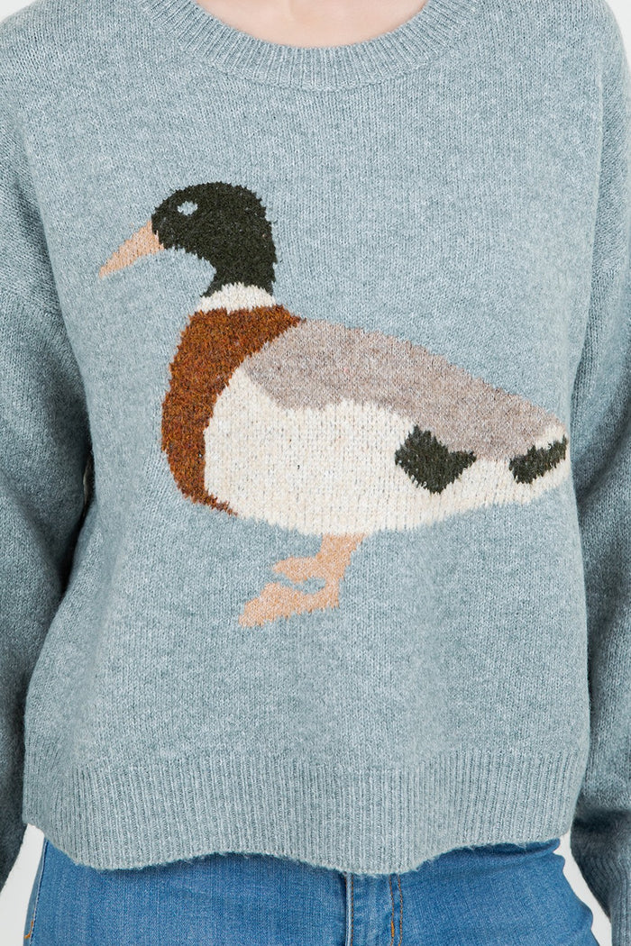 BLUE MALLARD SWEATER