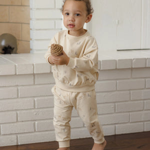 QM RELAXED DEER SWEAT SET